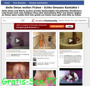 Besuchbare Omas wollen ficken – Echte Oma Sexkontakte